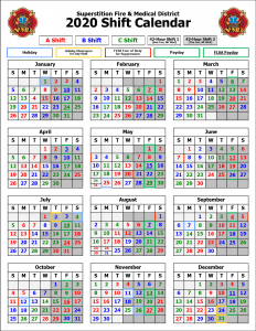 2021 12 Hour Rotating Shift Calendar - 7 Different 12-Hour ...